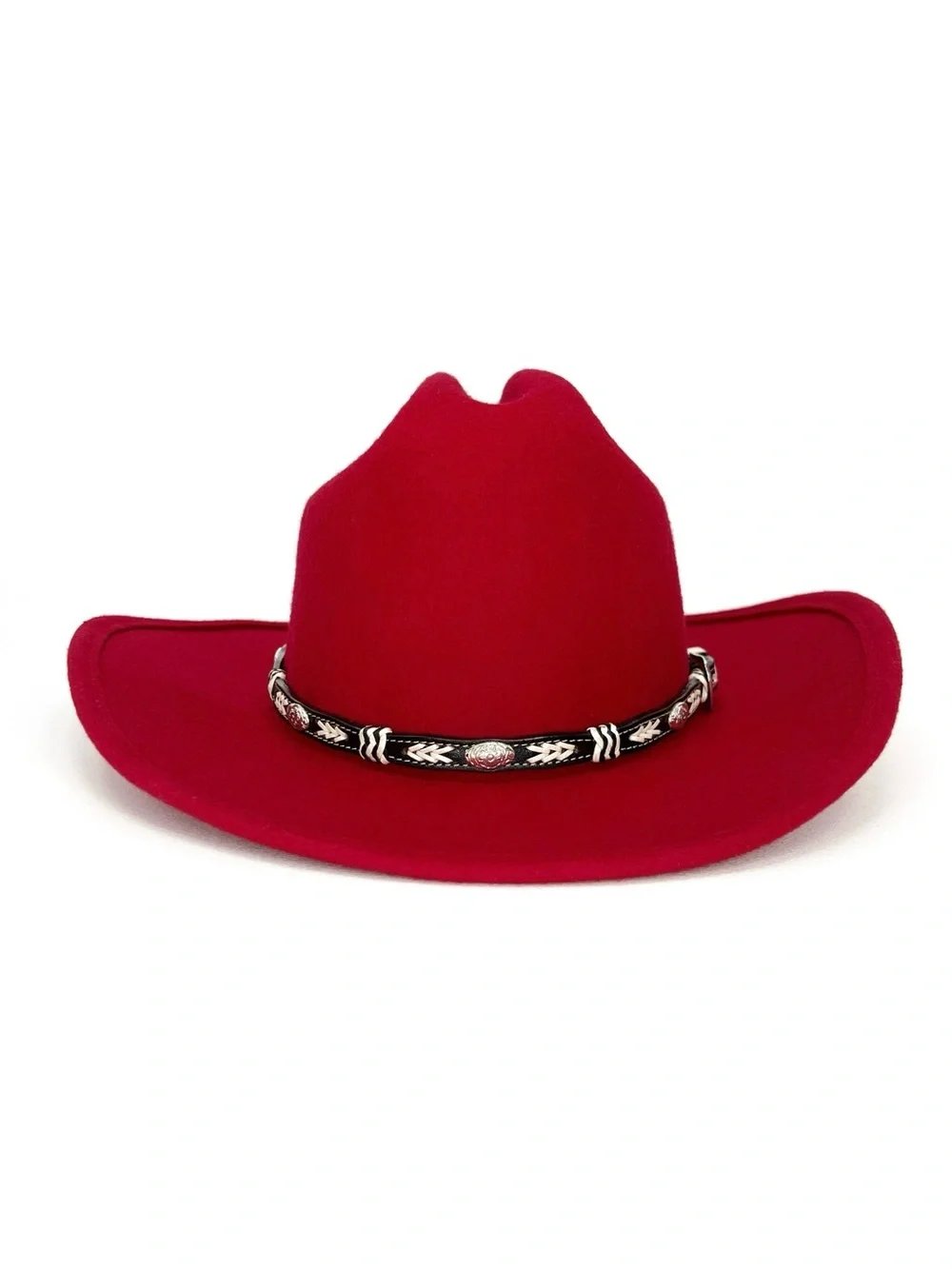 Bailey Youth Ranger Cowboy Hat Red 100% Wool Felted Western Rodeo Child Kids EUC